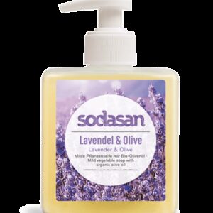 Sapun lichid gel de dus bio lavanda masline 300ml SODASAN