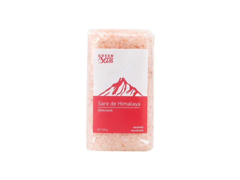 Sare de Himalaya grunjoasa 500g Green Bliss Sare de Himalaya grunjoasa 500g Green Bliss