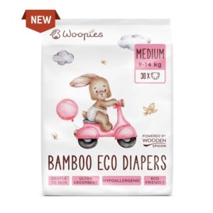 Scutece ECO cu fibre de bambus M (9-14 kg)