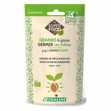 Seminte de trifoi rosu pt. germinat eco 150g Germline Seminte de trifoi rosu pt. germinat eco 150g Germline