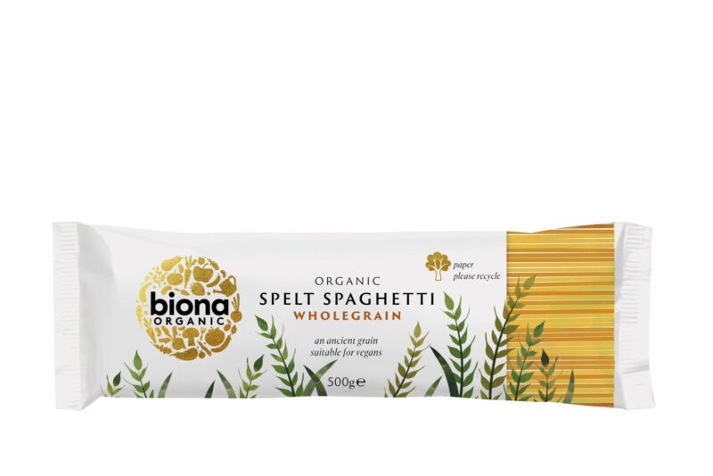 Spaghetti integrale din spelta bio 500g Biona Spaghetti integrale din spelta bio 500g Biona