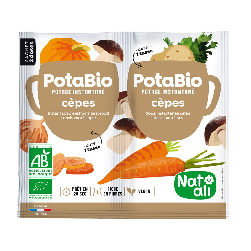 Supa instant cu porcini si legume Supa instant cu porcini si legume