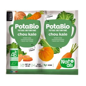 Supa instant cu varza kale si legume