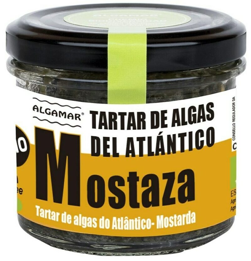 Tartar de alge marine cu mustar bio 100g Algamar Tartar de alge marine cu mustar bio 100g Algamar