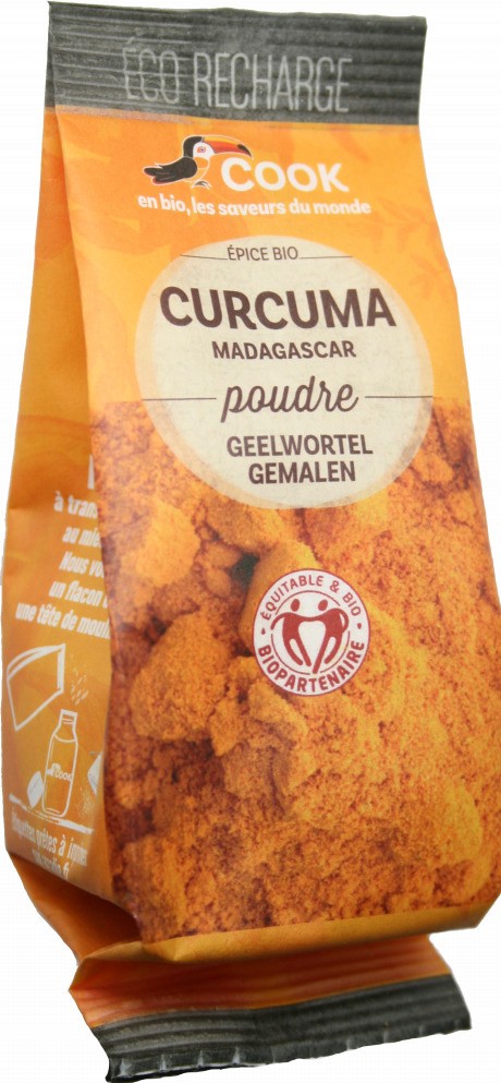 Turmeric (curcuma) pudra bio 35g refill Cook Turmeric (curcuma) pudra bio 35g refill Cook