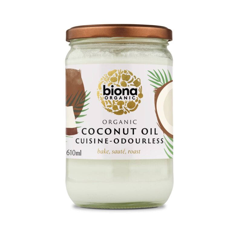 Ulei de cocos dezodorizat eco 610g BIONA Ulei de cocos dezodorizat eco 610g BIONA