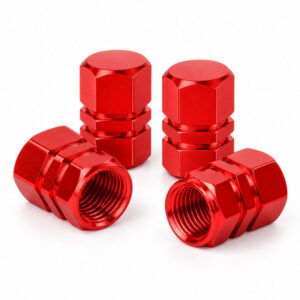 Set 4 Capace Hexagonale Decorative pentru Valva Auto